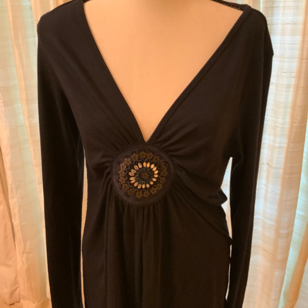 Navy Blue blouse - Picture 2 of 4